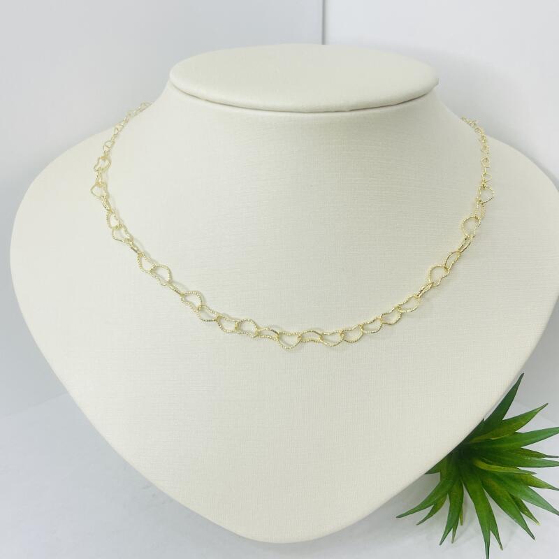 CHOCKER CORACAO PEQUENO VASADO  DOURADO